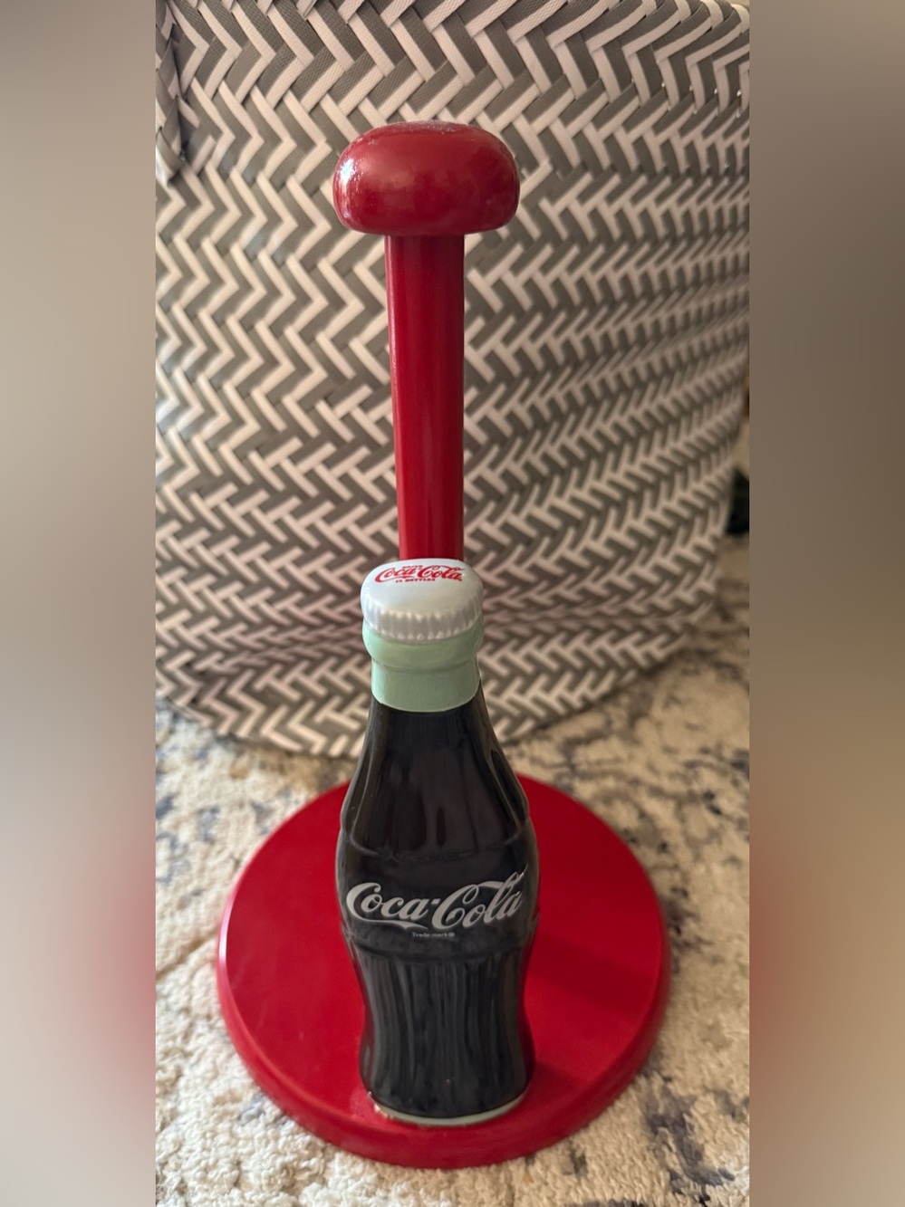 Coca Cola paper towel holder